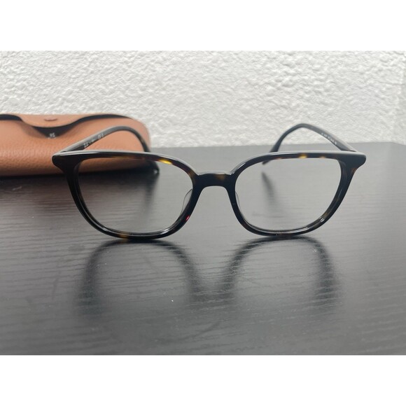 Ray Ban RB5406F 2012 Havana Square Unisex Full Rim 54-18-150mm Eyeglasses Frames - Picture 2 of 8